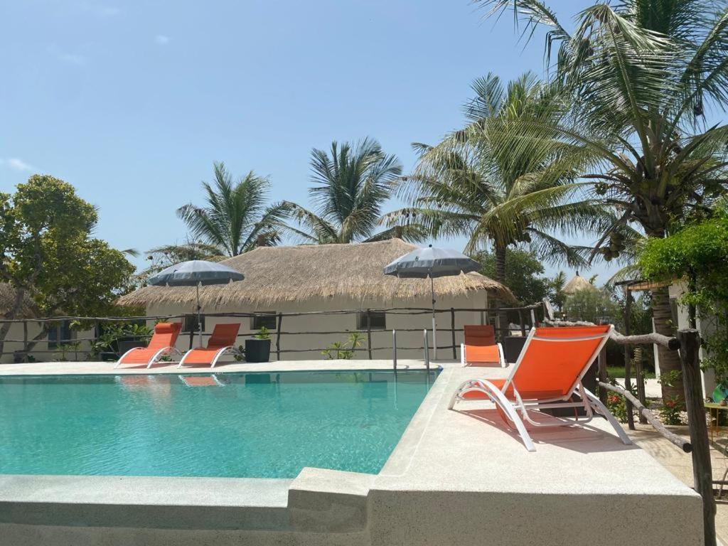 Villa Keur Papaye Dinouar Esterno foto
