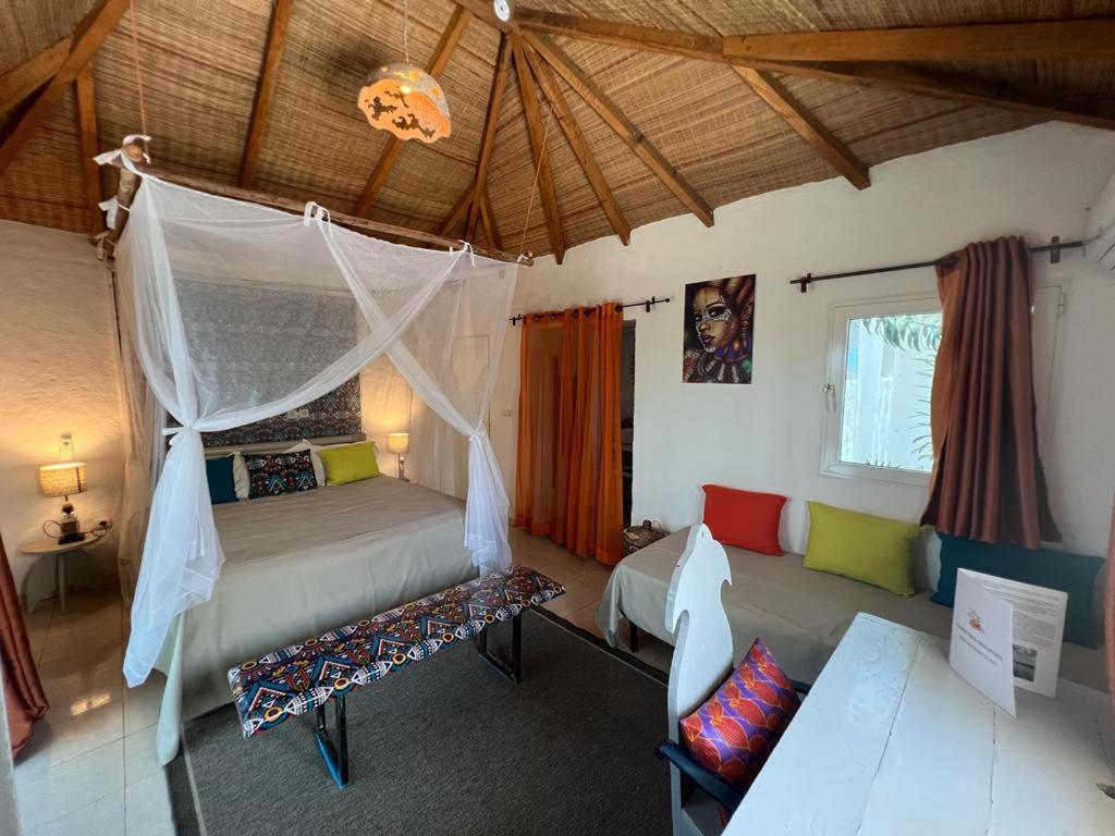Villa Keur Papaye Dinouar Esterno foto