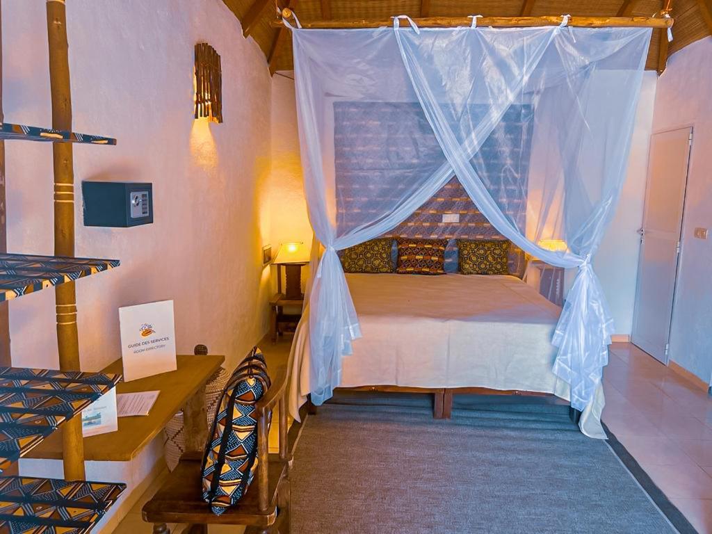 Villa Keur Papaye Dinouar Esterno foto